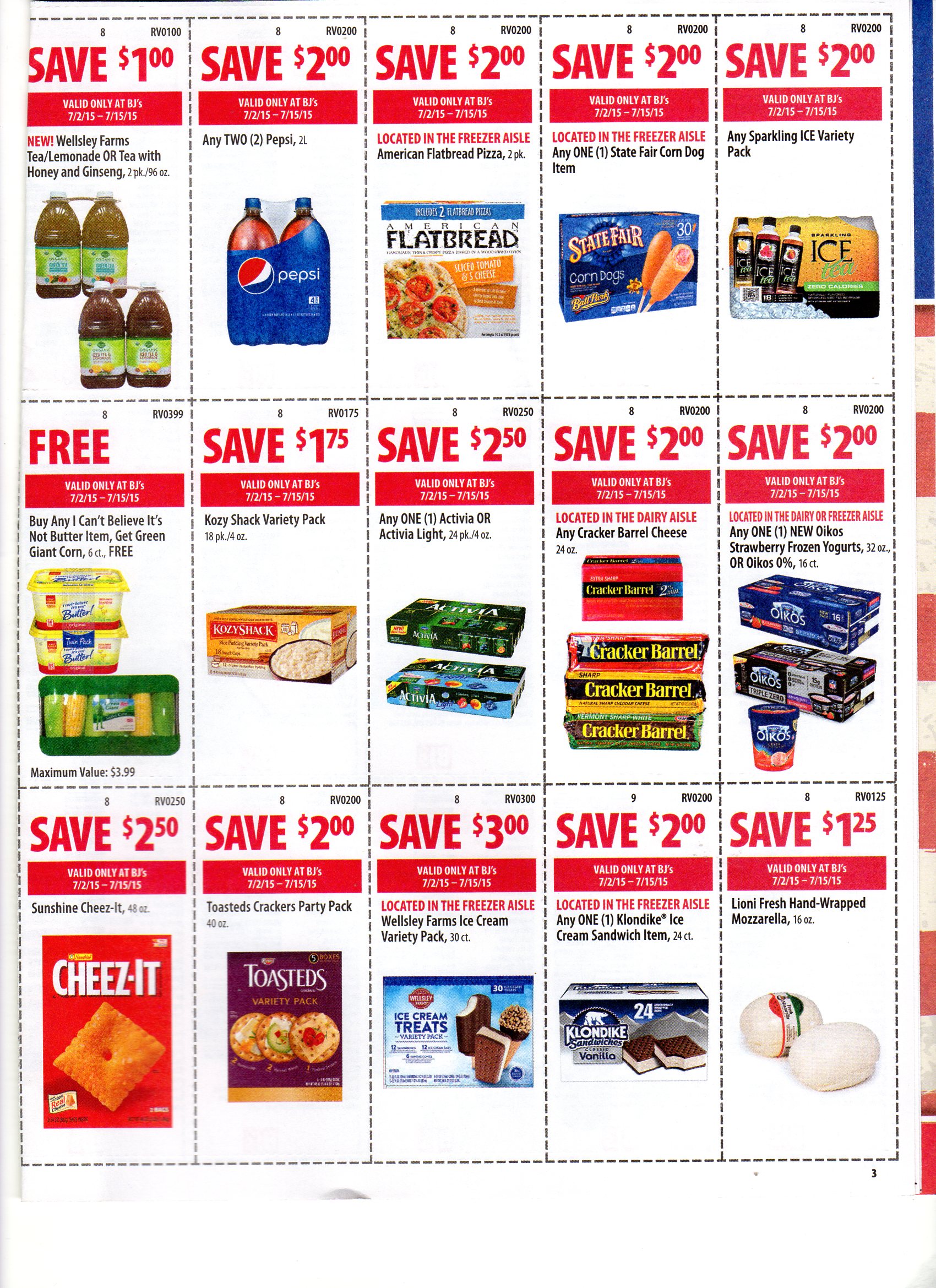 BJ's Front of Store Coupons for 7/27/15